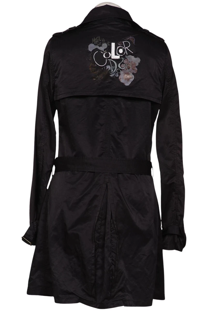 Desigual Mantel Damen Jacke Parka Gr. 40 Schwarz #q7m6clt