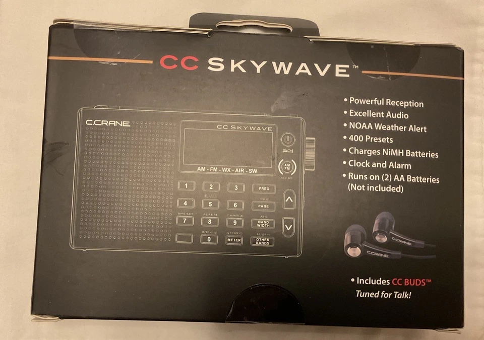 CC Skywave Radio AM,FM, Weather Alert, Shortwave & Aviation Band NEW - Image 2 of 3