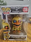Funko Pop FNAF Nightmare Chica #216 Box has Some Damage See Pictures