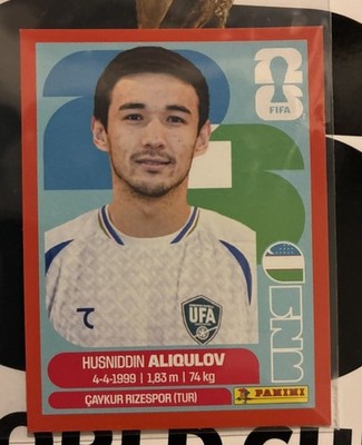 Husniddin Aliqulov UZB 6- Orange Amazon Parallel - 2026 Panini FIFA World Cup