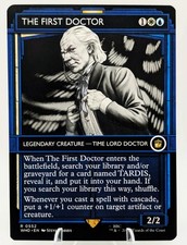 doctor who mtg serialized cards for sale or trade? Serialized Doctor Who MTG Cards: