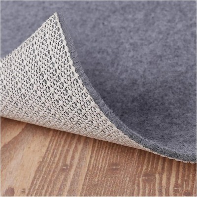 Non Slip Rug Pad Grippers - 4.0x6.0, 1/8'' Thick, (Felt + Rubber) Double Layer...