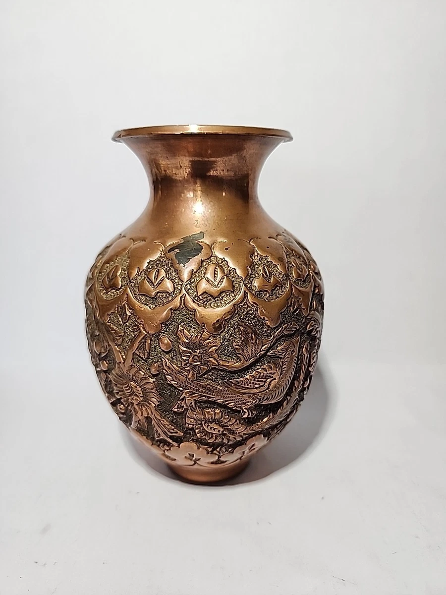 铜花瓶亚洲古董| eBay