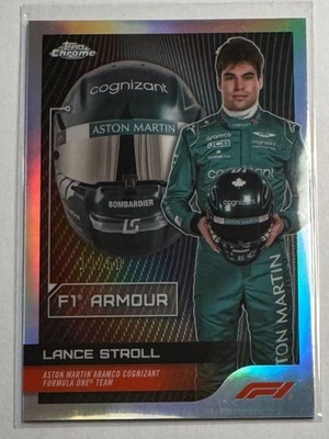 Lance Stroll Topps F1 Chrome 2023 F1 Armour SP Insert /50 Aston Martin