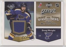 2007-08 Upper Deck MVP One on Dual Memorabilia Doug Weight Michal Handzus 0o9