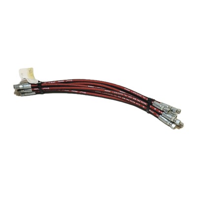 8Pcs. FA-UFWF4-JIC-NPT-24, 1/4'' Ultraflex Hose With Female JIC x Male NPT, 24''