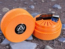 Orange SD  Micro SD Card Pod   Storage for Metal Detectorist Content Creators