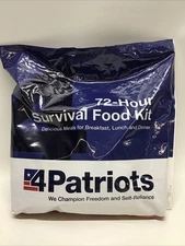 4 Patriots 72-Hour Survival Food Kit Breakfast, Lunch, Dinner