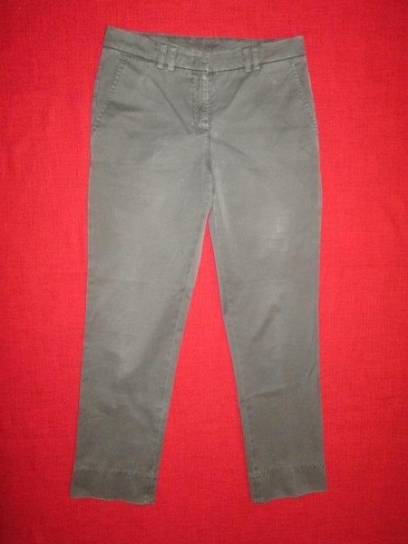 Women Incotex Trousers Grey Cotton 36 / S / 44