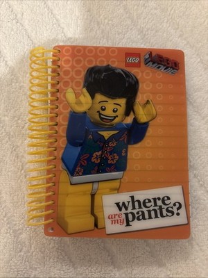 2013  LEGO Mini Pocket Journal  Where Are My pants?  5.5  x 4  200 pgs. NEW