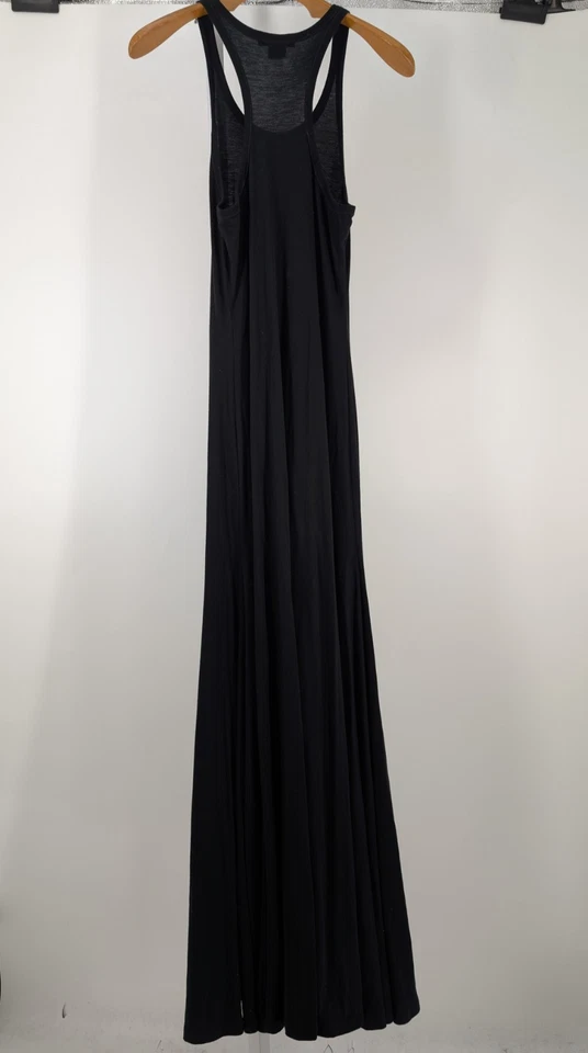 Ralph Lauren Camisa Etiqueta Negra Vestido Tejido Algodón Bodycon Calce Acampanado Mediano Foto 3 de 4