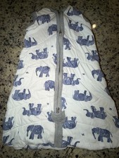 Baby Boys Small 23-26", 10-18 Lbs., 0-6 Months Thick Burt's Bee's Sleepsack Zip