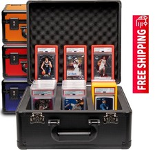 SLAB ARMOR 3 Row Graded Card Storage Box PSA Slab Case for Graded Cards Hold 120