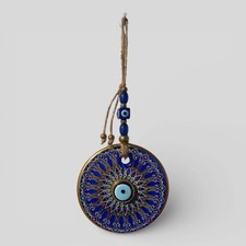 Evil Eye Wall Hanging, House Protection, Home Decor Large Wall Hanging Double La