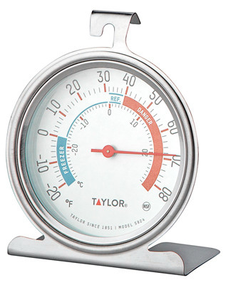 6er Pack Kühlschrank/Gefrierschrank Thermometer, Zifferblatt, rund, 3 Zoll 5924