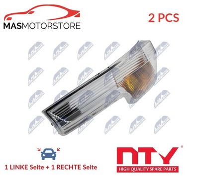 BLINKER BLINKLICHT BLINKLEUCHTE EXTERIOR MIRROR NTY ELP-VC-004 2PCS V NEU