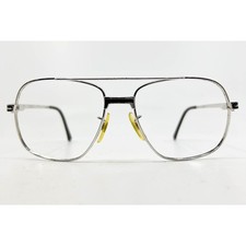 US Optical Co Denver Vintage Aviator Eyeglasses Silver Metal Frame 26503 Mens