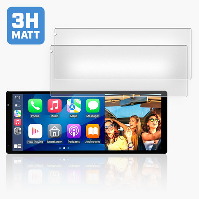 Screen Protector Custom Fit for Carpuride W903 9.3 Inch Made in Germany, Scratch Resistant 2x 