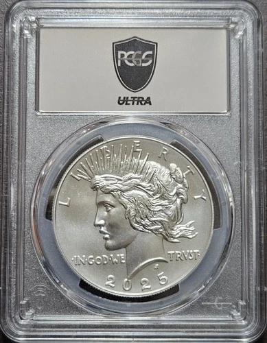 2025 Ultra Breaks Peace Dollar MS70 PCGS ULTRA BREAKS SILVER DOLLAR LEGENDS