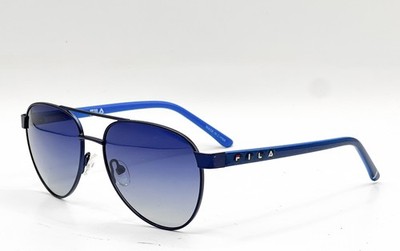 NEW FILA SFI157 NAVY AUTHENTIC SUNGLASSES 50-15
