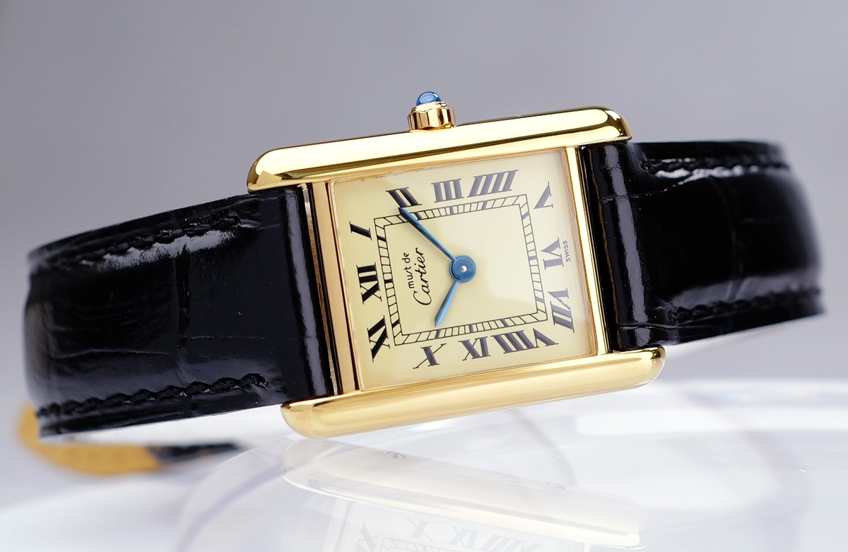 Cartier must de Cartier 腕時計 Cartier Watch Must Tank Ivory Dial Roman index SM Women 21mm