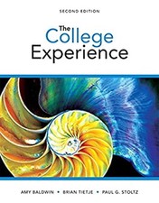 The College Experience Paperback Paul G., Tietje, Brian, Baldwin,