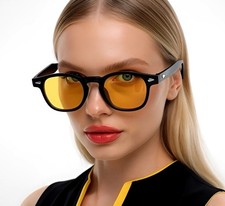 Vintage Retro Round Sunglasses for Women Men Trendy Tinted Colored UV400 Female