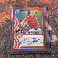 2025 Panini Stars And Stripes CARSON BOLEMON Red Auto /99🔥🔥🔥
