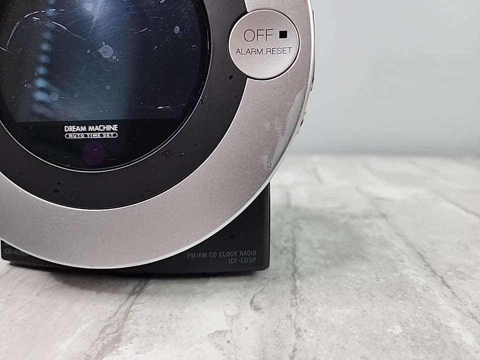 Sony Dream Machine ICF-CD3iP Alarm Clock CD IPod iPhone Radio Tested Works - Image 4 of 4