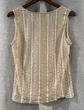 Débardeur (Cami) MERONA Beige - Taille 28/30 Grande Taille - Neuf Avec Étiquettes
