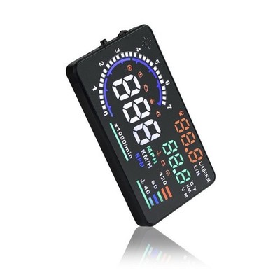 Auto Armaturenbrett HUD Display für OBD2 Geschwindigkeit RPM Wassertemperatur u