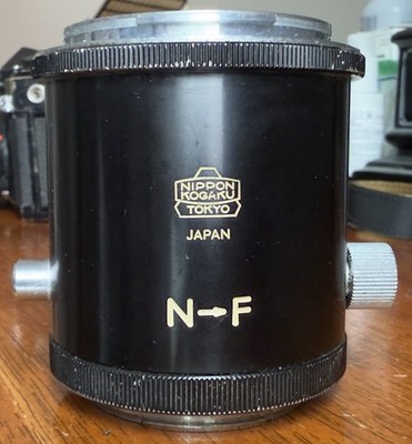 Nippon Kogaku Tokyo Nikon N-F Type 1 Adapter Tube RF to F Mount   Early Version