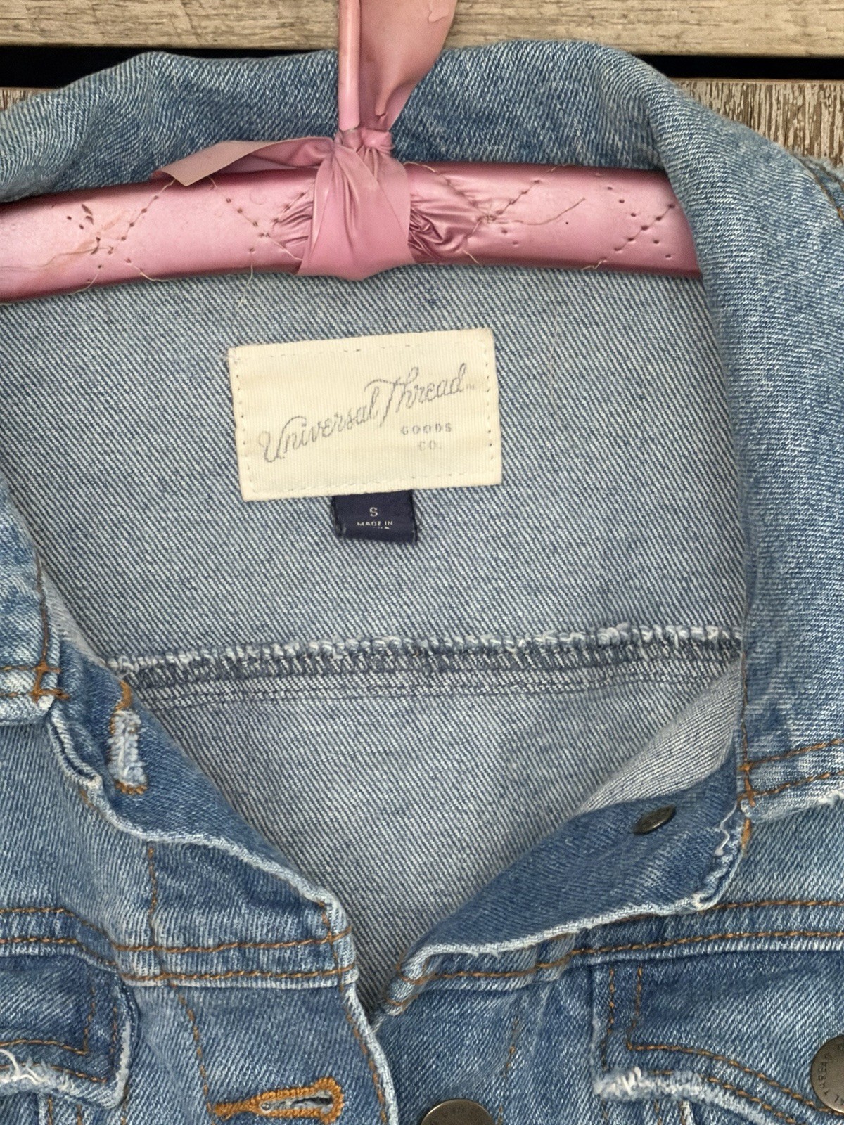 Universal Thread Distressed 4-Pocket Medium Blue … - image 6