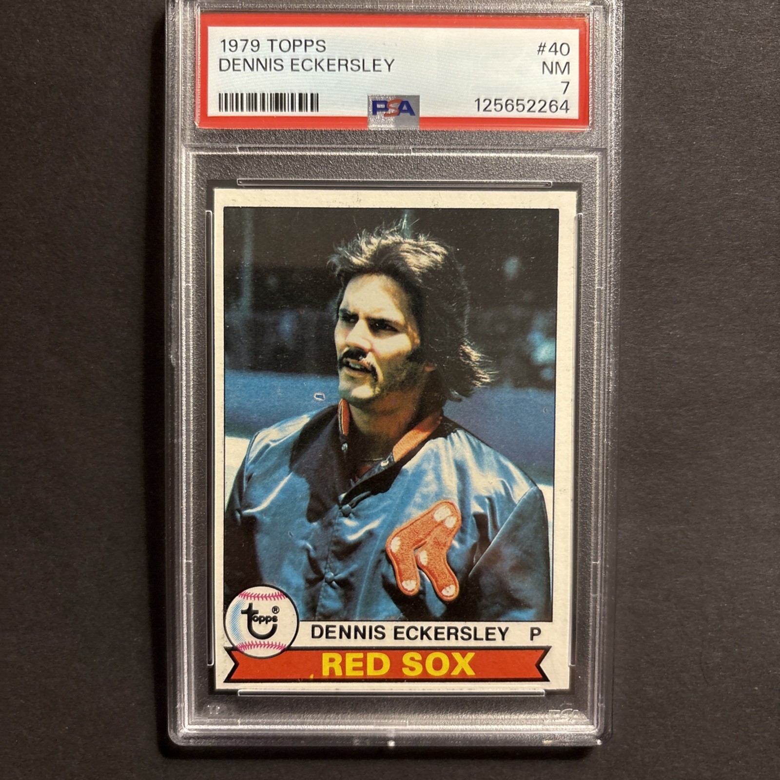 1979 TOPPS #40 DENNIS ECKERSLEY PSA 7