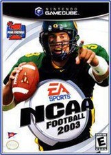 NCAA Football 2003 - GameCube - With Case - Cosmetic Wear - Writing on Disc