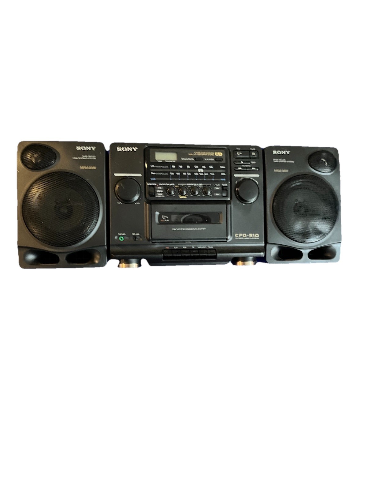 Sony CFD-510 AM/FM Radio & CD & SoundWork Great. Cassette Do