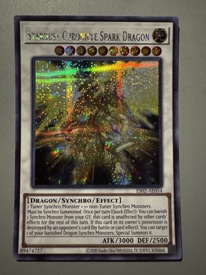 YUGIOH STARDUST CHRONICLE SPARK DRAGON ASIA ENGLISH ES02-AE054 SECRET RARE