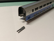 Attelage adaptateur Voiture Jouef / LIMA vers bogie Mehano x 2 (impression 3d)