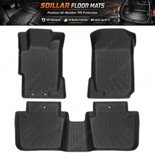 3d Fits 2003-2007 Honda Accord Sedan 1st 2nd Row Floor Mats Liner Tpe 4-door