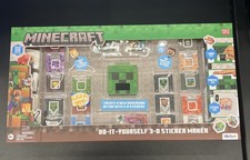 Minecraft Do-It-Yourself 3D Sticker Maker Kit New with Box