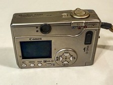 E723 Canon PowerShot Digital ELPH S230 3.2MP Camera Silver Untested