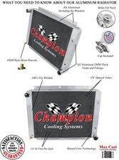 Wr Champion 3 Row Radiator For 1963 1964 Studebaker Avanti V8 Engine Cc6385