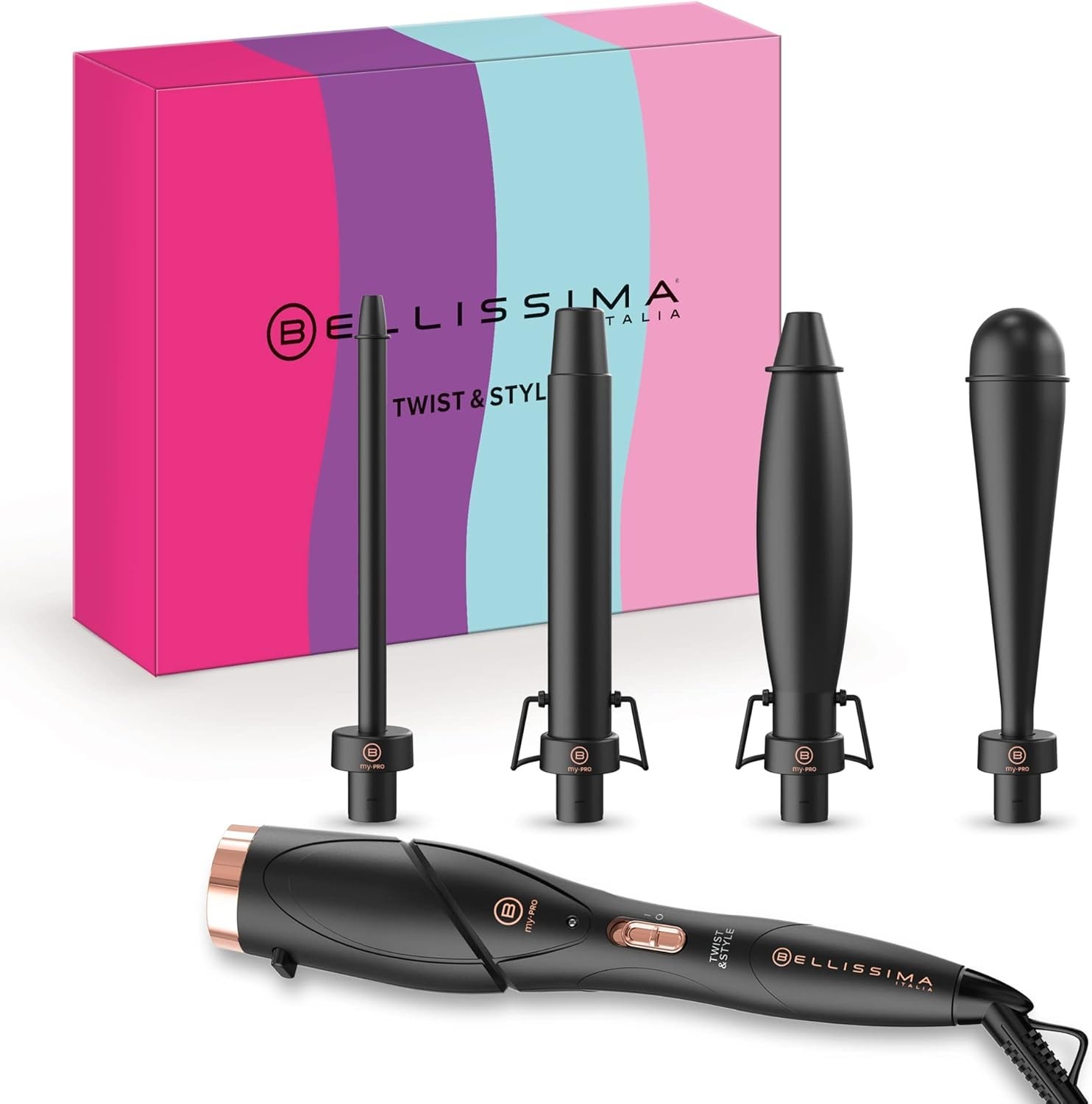 IMETEC BELLISSIMA MYPRO TWIST & STYLE KIT STYLER COMPLETO 4 ACCESSORI