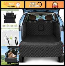 Waterproof SUV Cargo Liner for Dogs, Scratchproof Non-Slip Cover with Bumper Fla