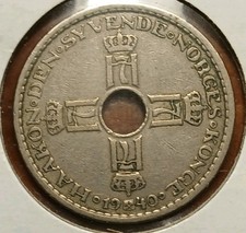 1940 Norway 1 Krone