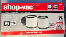 Wet/Dry Cartridge Filter Kit for Shop-Vac Vacuum 90304 Genuine Box Of 2