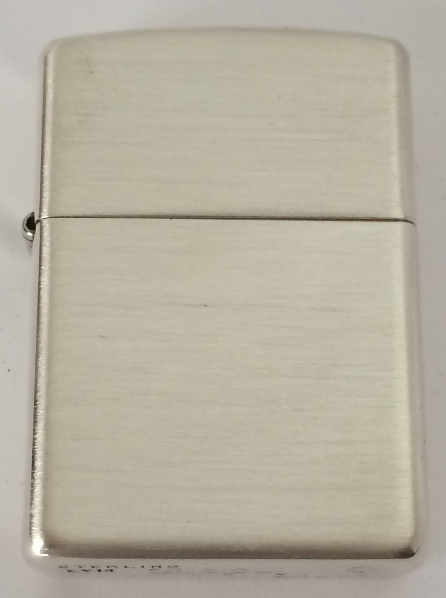 Zippo Brushed Sterling Silver Lighter for sale online | eBay