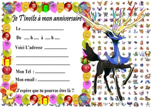 Fetes Occasions Speciales 5 Cartes Invitation Anniversaire Pokemon 0 Maison