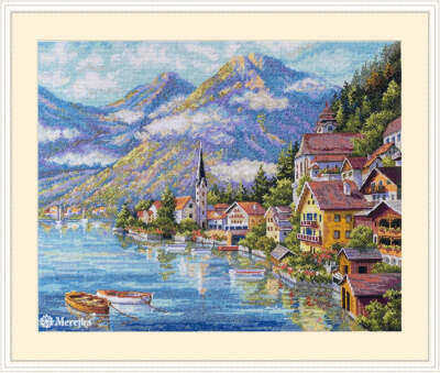 Merejka Counted Cross-Stitch Kit Alpine Village K-192