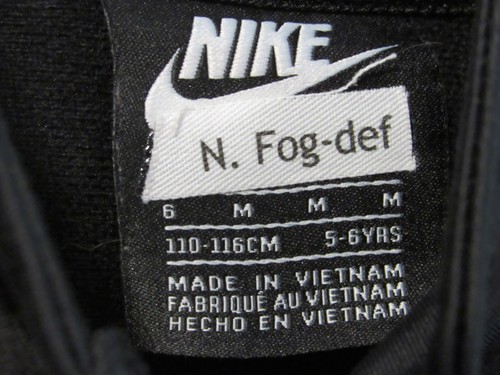 Nike Full Zip Track Jacket Dri-Fit Youth M (5-6 years) Black NIKE graphic EUC - Picture 5 of 6